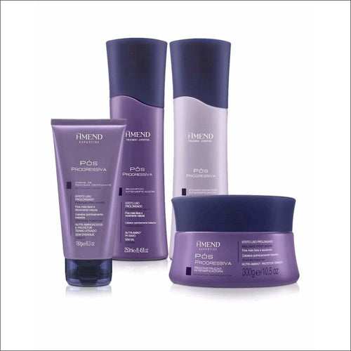 Amend Kit Pos Pro Progressiva Liso Prolongado 4 Productos - AMEND COSMÉTICOS